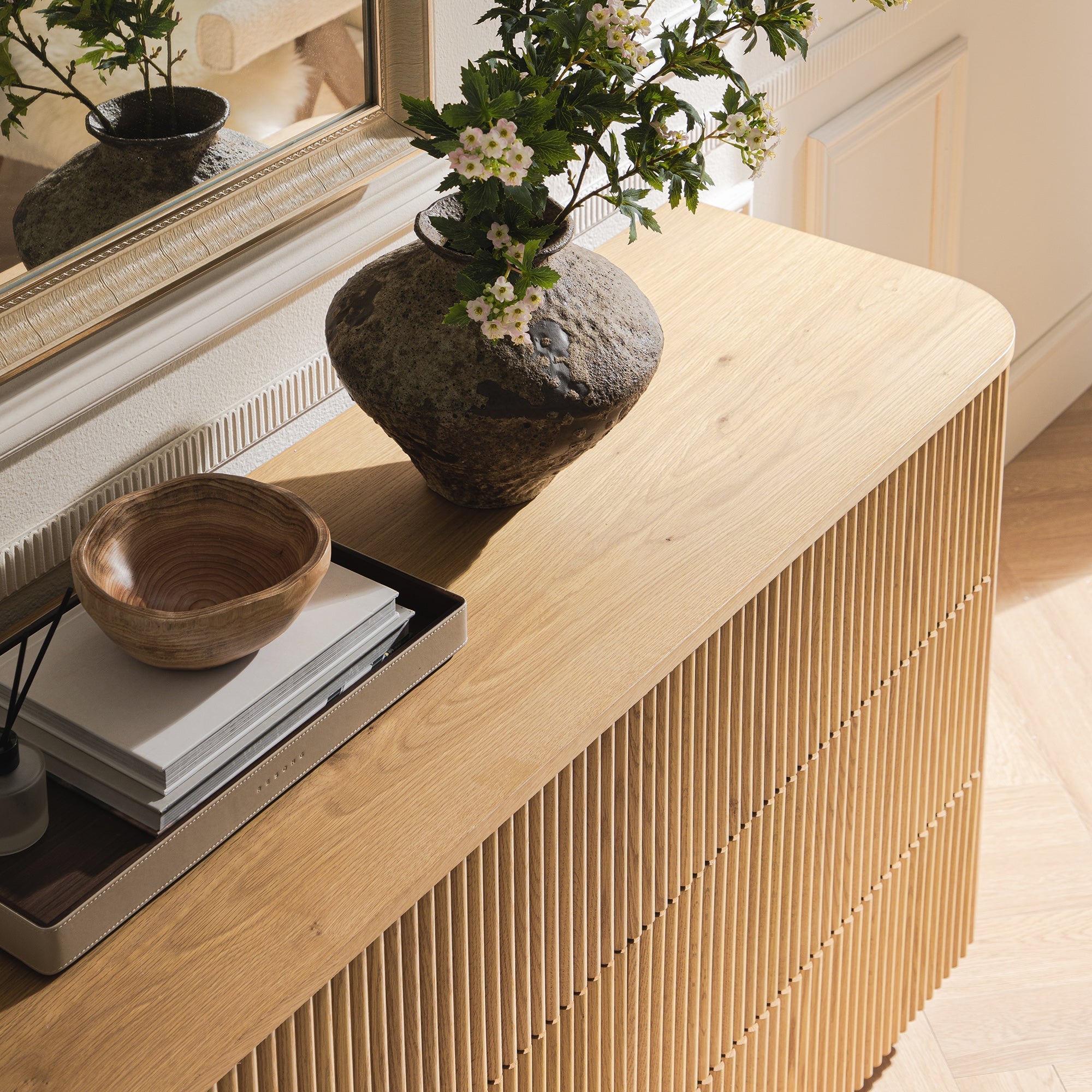 Maru 6 Drawer Dresser, Oak