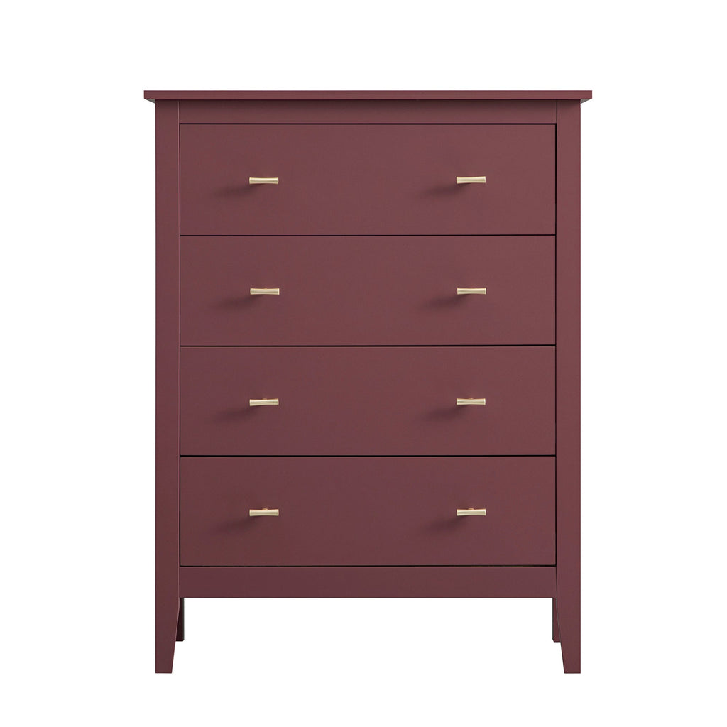 Oakham 4-Drawer Dresser, Wild Cherry