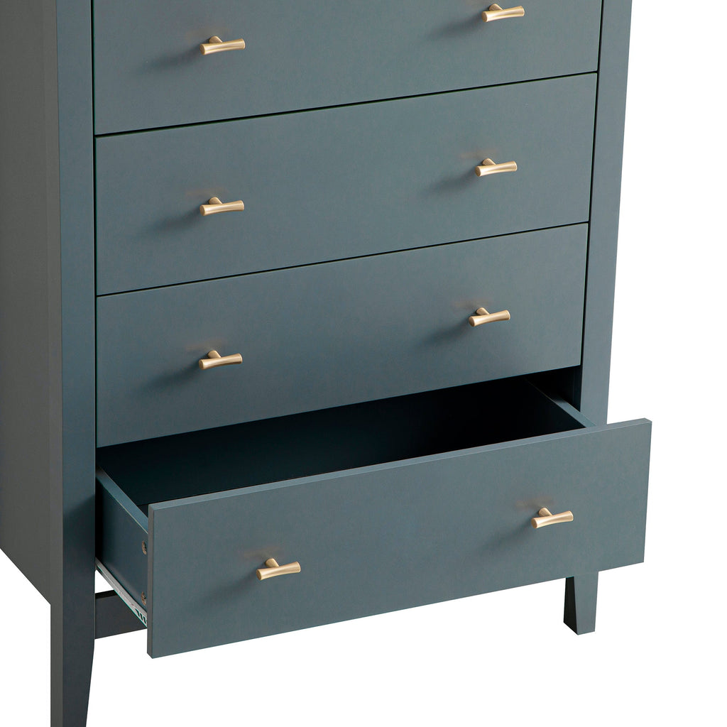 Oakham 4-Drawer Dresser, Stormy Blue